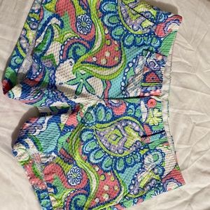 Lilly Pulitzer colorful Callahan shorts